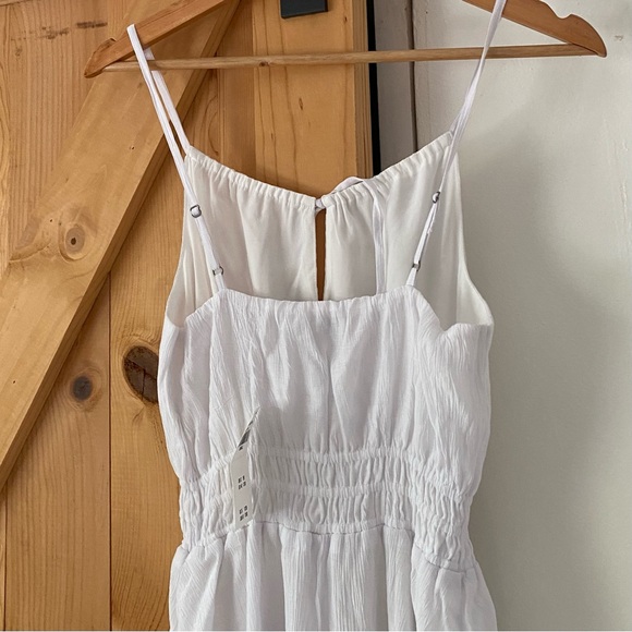Abercrombie & Fitch White Midi Tank Dress - Picture 4 of 6